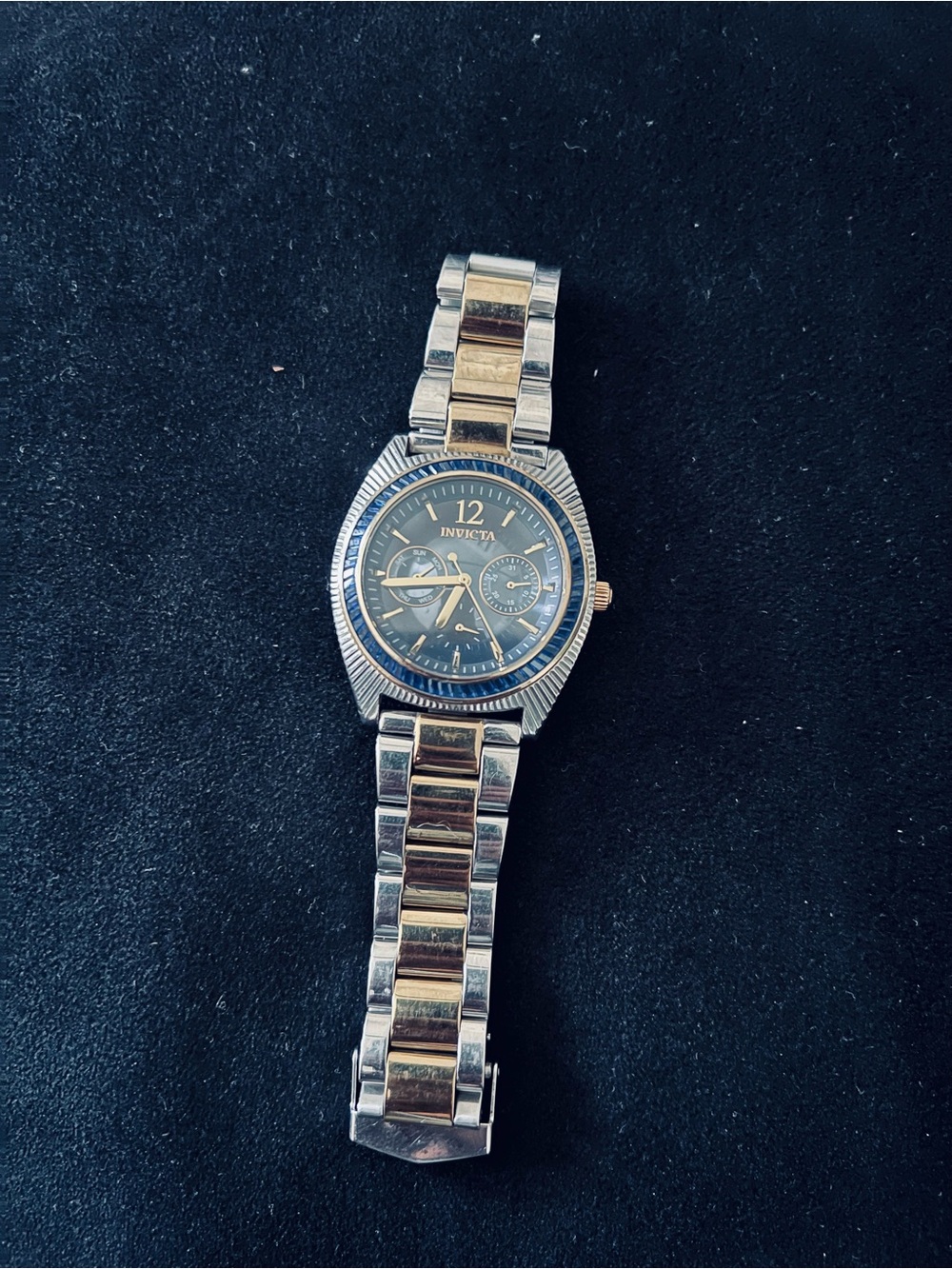 Invicta Two-Tone Men's Stainless Steel Watch - Blue Dial
